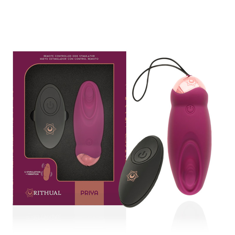 RITHUAL - PRIYA JAJCE DALJINSKI UPRAVLJALNIK G-SPOT + VIBRACIJE