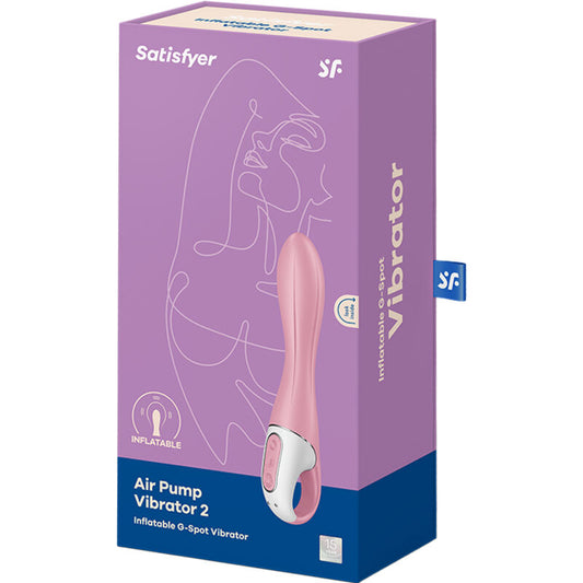 Vibrator G točke Satisfyer - Air Pump 2, roza