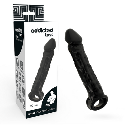 Podaljšek za penis Addicted Toys - Dong Extension, črna