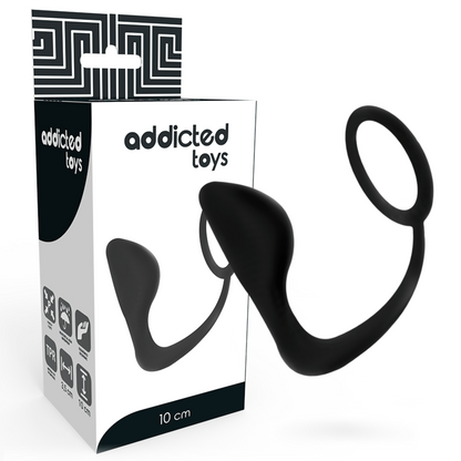 Analni čep z obročkom za penis Addicted Toys 6