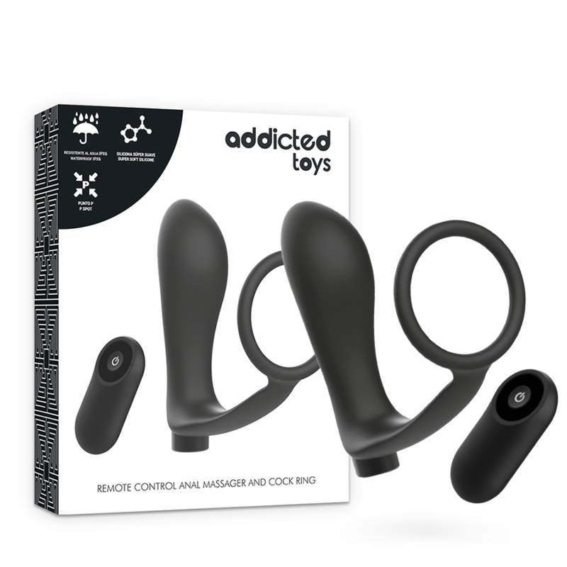 Analni čep z obročkom za penis Addicted Toys 1