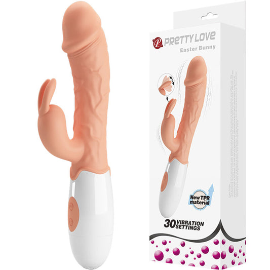 PRETTY LOVE - VELIKONOČNI ZAJČEK VIBRATOR S STIMULATORJEM