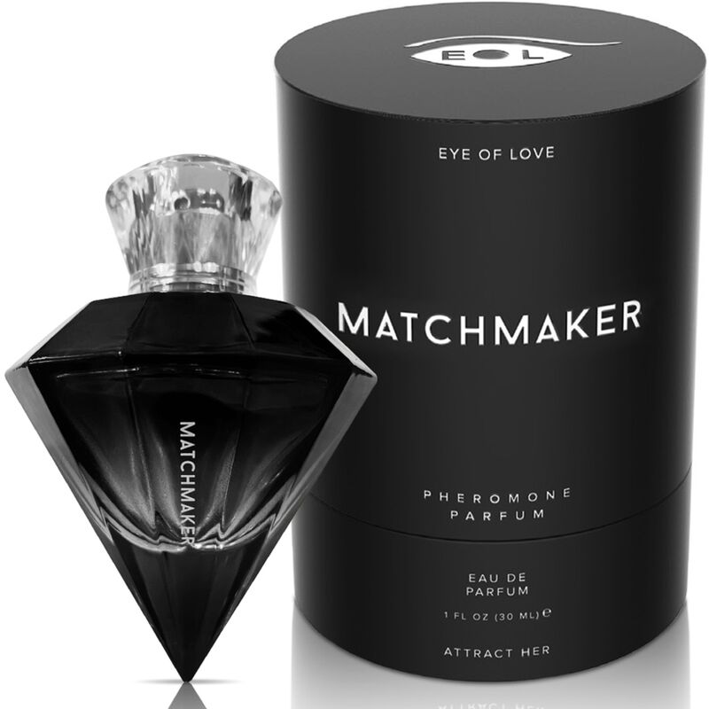 Parfum s feromoni Eye of Love Matchmaker Black Diamond Attract Her, 30 ml