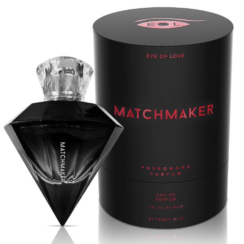 Parfum s feromoni Eye of Love Matchmaker Black Diamond LGBTQ for Him, 30 ml