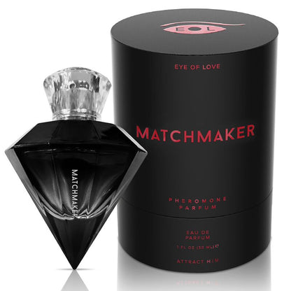 Parfum s feromoni Eye of Love Matchmaker Black Diamond LGBTQ for Him, 30 ml