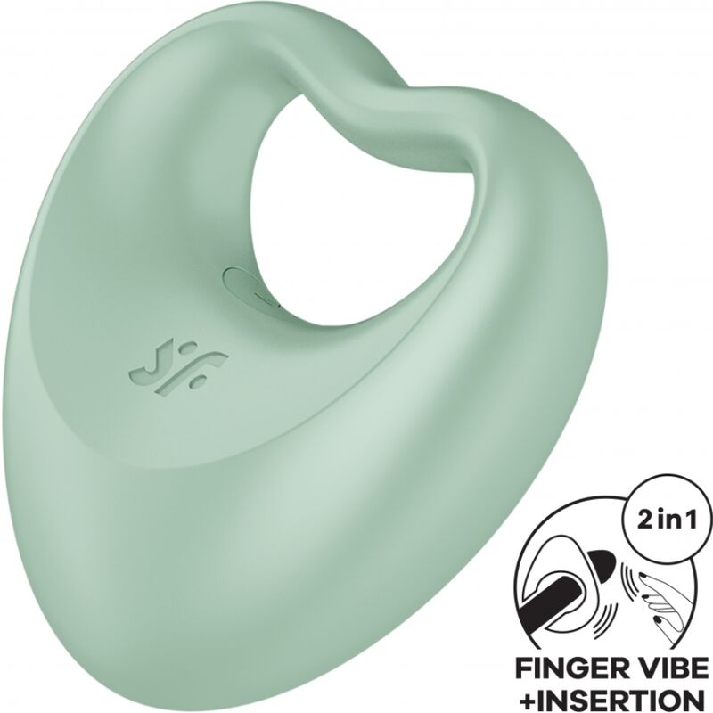 Vibracijski obroček za penis Satisfyer - Perfect Pair 3, zelena