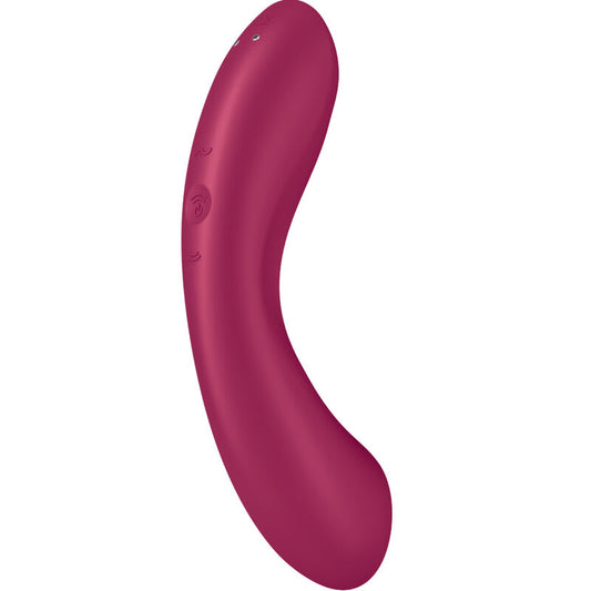 Stimulator klitorisa Satisfyer - Curve Trinity 1, rdeča