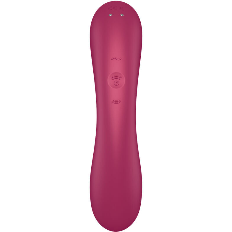 Stimulator klitorisa Satisfyer - Curve Trinity 1, rdeča
