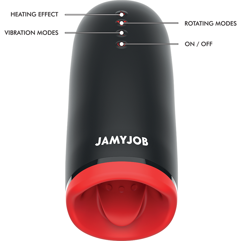 JAMYJOB - MASTURBATOR ZA OGREVANJE IN VRTENJE SPIN-X