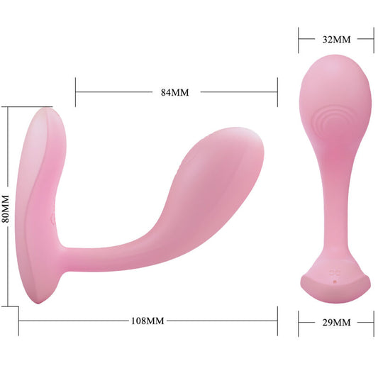 PRETTY LOVE - BAIRD G-SPOT 12 VIBRACIJ ZA POLNJENJE ROZA APLIKACIJE