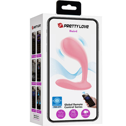 PRETTY LOVE - BAIRD G-SPOT 12 VIBRACIJ ZA POLNJENJE ROZA APLIKACIJE