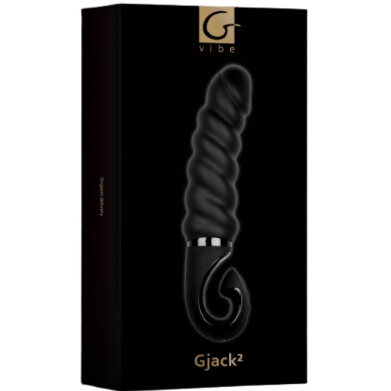 G-VIBE - G-JACK 2 - ČRNI VIBRACIJSKI DILDO