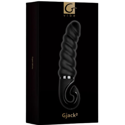 G-VIBE - G-JACK 2 - ČRNI VIBRACIJSKI DILDO