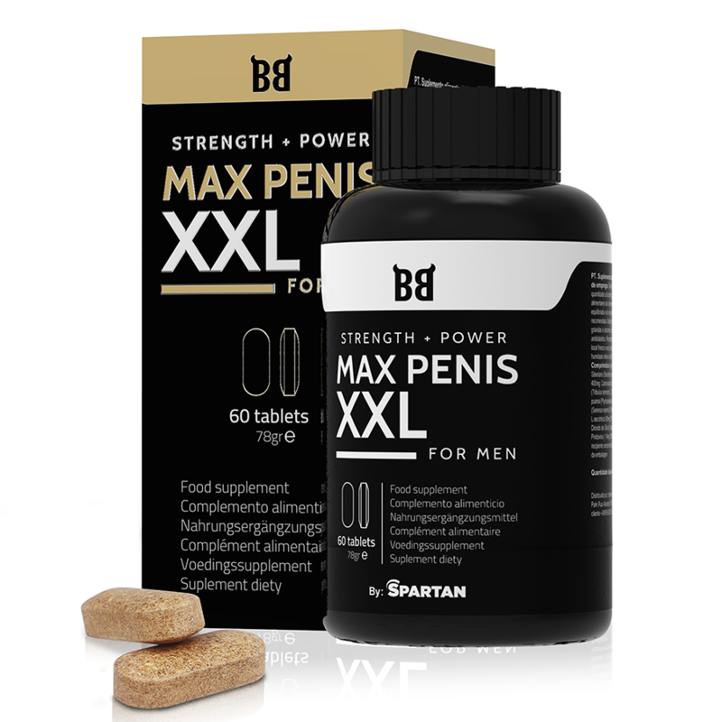 Kapsule za povečanje penisa Black Bull Max Penis XXL, 60 kos