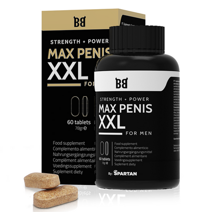 Kapsule za povečanje penisa Black Bull Max Penis XXL, 60 kos
