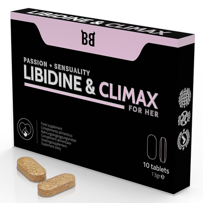 BLACK BULL - LIBIDINE & CLIMAX INCREASE LIBIDO FOR WOMEN 10 CAPSULES