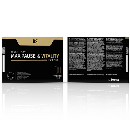 BLACK BULL - MAX PAUSE & VITALITY RETARDANT FOR MEN 10 CAPSULES