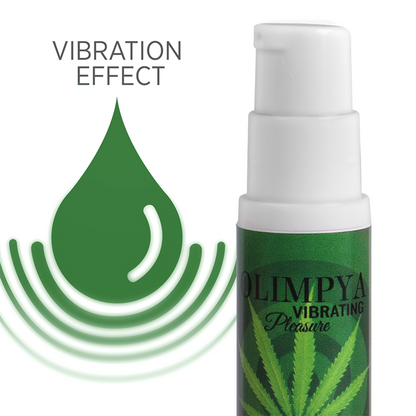 Stimulacijski gel Olimpya Vibrating Pleasure Extra Sativa Cannabis, 6 ml