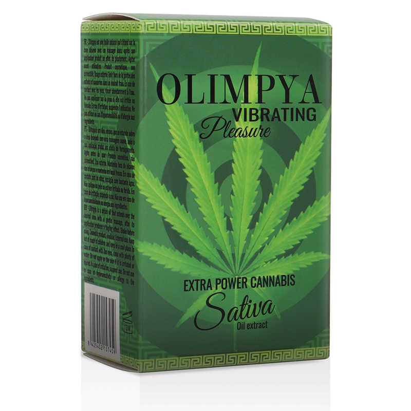 Stimulacijski gel Olimpya Vibrating Pleasure Extra Sativa Cannabis, 6 ml