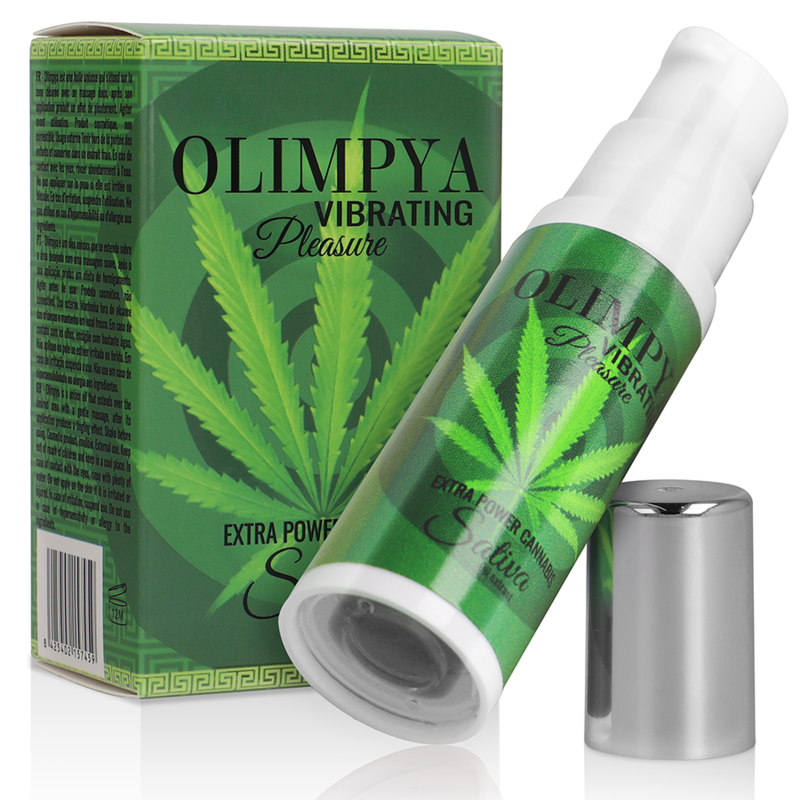 Stimulacijski gel Olimpya Vibrating Pleasure Extra Sativa Cannabis, 6 ml