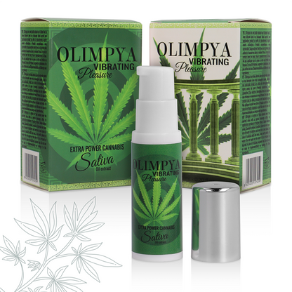 Stimulacijski gel Olimpya Vibrating Pleasure Extra Sativa Cannabis, 6 ml