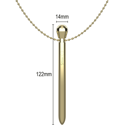 Bullet vibrator na ogrlici Ibiza Clit Pocket Stimulator Necklace