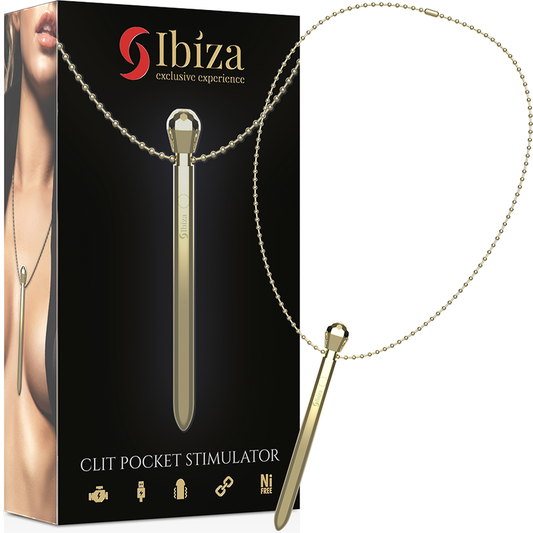 Bullet vibrator na ogrlici Ibiza Clit Pocket Stimulator Necklace