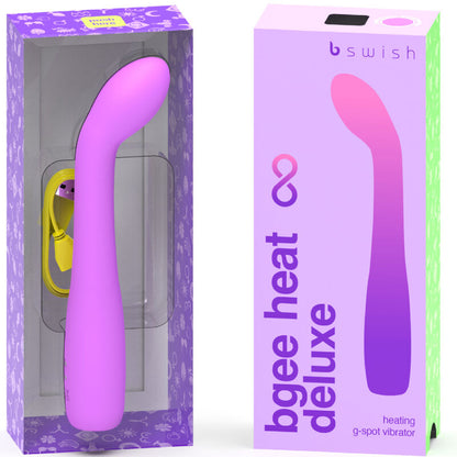 B SWISH - BGEE HEAT INFINITE DELUXE VIBRATOR ZA POLNJENJE SIVKAST SILIKON
