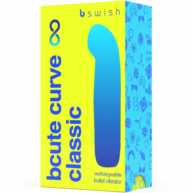 Manjši vibrator B Swish - Bcute Curve Classic, rumena