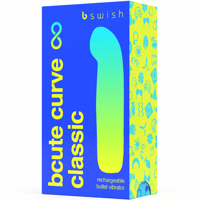 Manjši vibrator B Swish - Bcute Curve Classic, modra