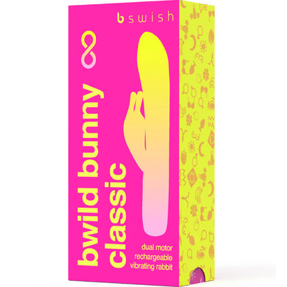 B SWISH - BWILD BUNNY INFINITE CLASSIC VIBRATOR ZA POLNJENJE ROZA SILIKON