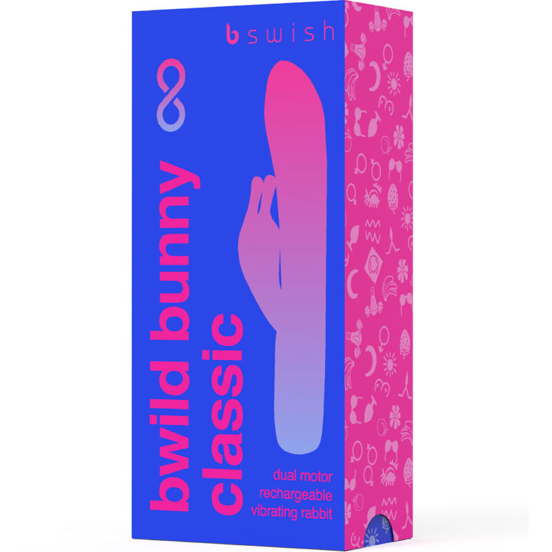 B SWISH - BWILD BUNNY INFINITE CLASSIC VIBRATOR ZA POLNJENJE MODRI SILIKON