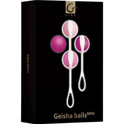 G-VIBE - KOMPLET 4 GEJŠA KROGLICE MINI VIJOLIČNE