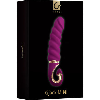 G-VIBE - GJACK MINI VIJOLIČNI SILIKONSKI VIBRATOR