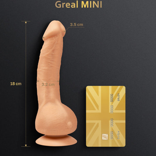 G-VIBE - GREAL MINI VIBRATOR DILDO NARAVNI SILIKON