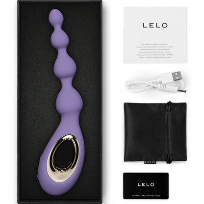 Vibracijske analne kroglice LELO - Soraya, vijolična