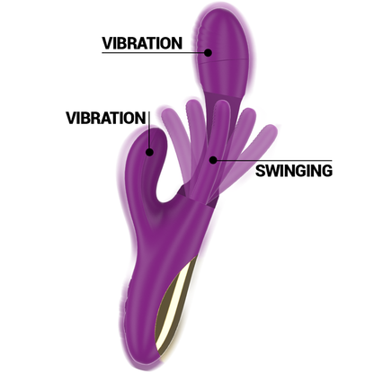 Rabbit vibrator s stimulatorjem G točke Intense Apolo