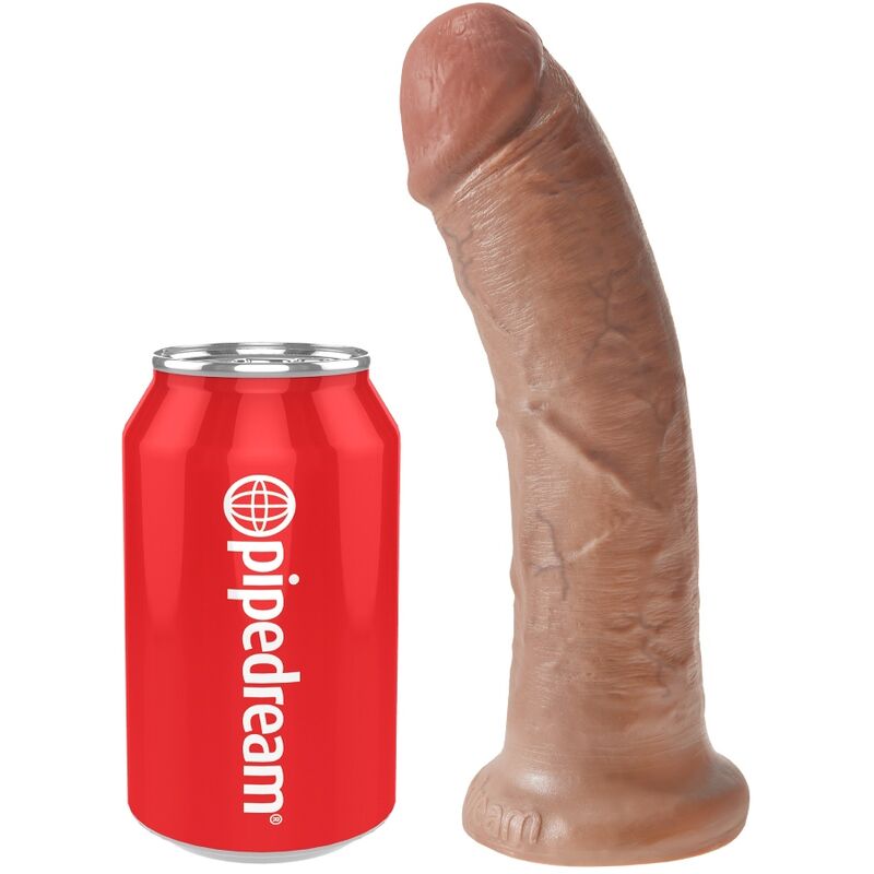 KING COCK - REALISTIČEN PENIS 19,5 CM KARAMEL