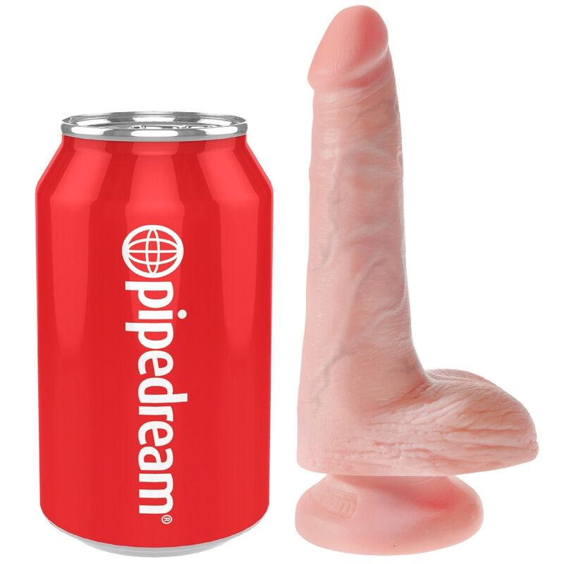 KRALJEVI KURAC - REALISTIČEN PENIS Z JAJCI 13,5 CM LIGHT