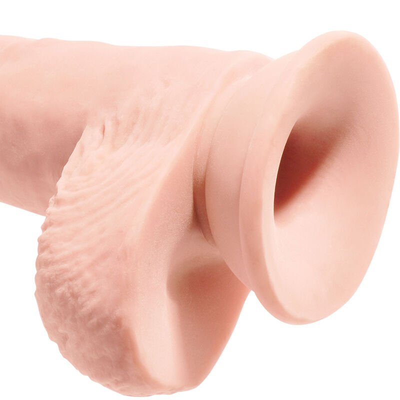 KRALJEVI KURAC - REALISTIČEN PENIS Z JAJCI 19,4 CM LIGHT