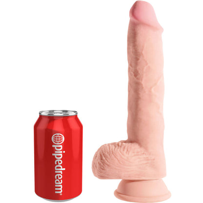 KRALJEVI KURAC - REALISTIČEN PENIS Z JAJCI 19,4 CM LIGHT