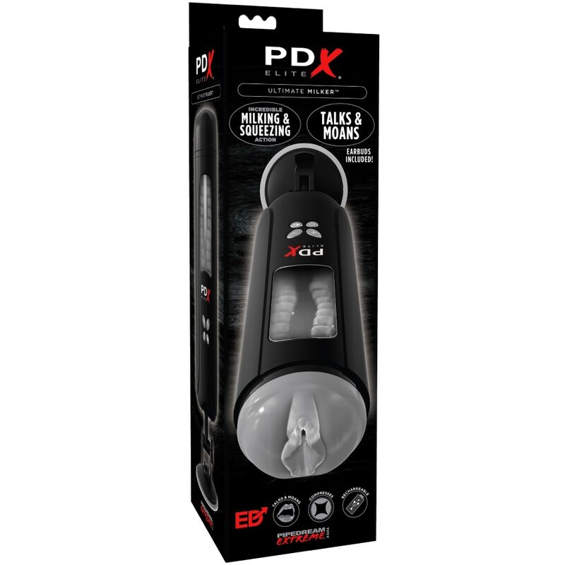 PDX ELITE - STROKER ULTIMATE MILKER Z GLASOM