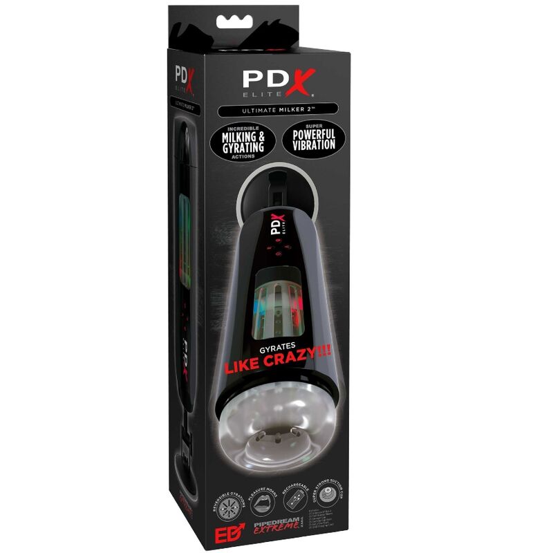 PDX ELITA - STROKER ULTIMATE MILKER 2 ROTIRANJE IN VIBRATOR