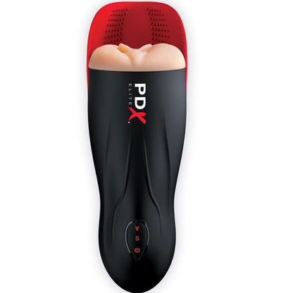 PDX ELITE - STROKER FUCK-O-MATIC VAGINA DVOJNA VIBRACIJA PENISA IN TESTISOV