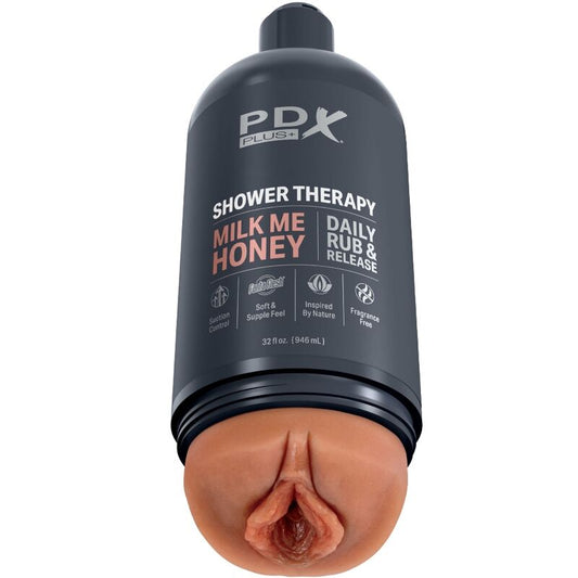 PDX PLUS - STROKER MASTURBATOR DISKRETNO OBLIKOVANJE STEKLENIČKE MLEKO MI MED SLADKARIJE ŠAMPON