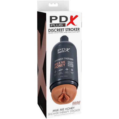 PDX PLUS - STROKER MASTURBATOR DISKRETNO OBLIKOVANJE STEKLENIČKE MLEKO MI MED SLADKARIJE ŠAMPON