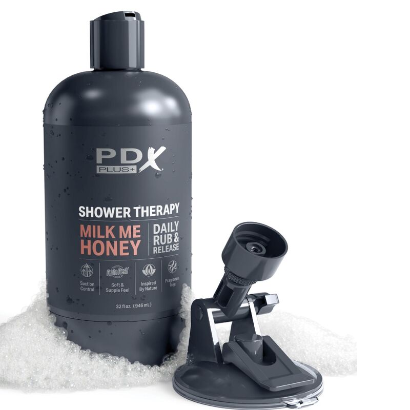 PDX PLUS - STROKER MASTURBATOR DISKRETNO OBLIKOVANJE STEKLENIČKE MLEKO MI MED SLADKARIJE ŠAMPON