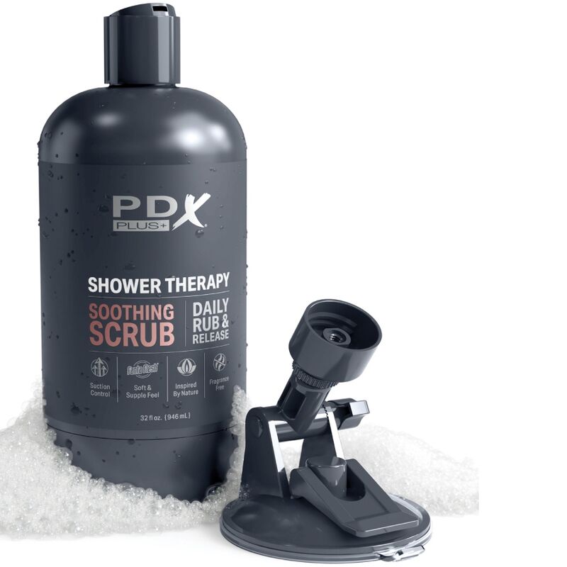 PDX PLUS - STROKER MASTURBATOR DISKRETNA OBLIKA STEKLENICE POMIRJUJOČ PILING ŠAMPON ZA SLADKARIJE