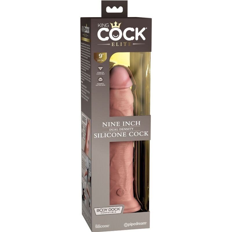 KING COCK - ELITE REALISTIČNI SILIKONSKI DILDO 23 CM