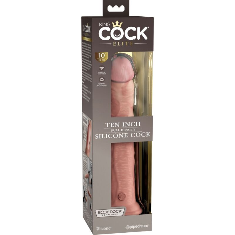 KING COCK - ELITNI REALISTIČNI SILIKONSKI DILDO 25,4 CM